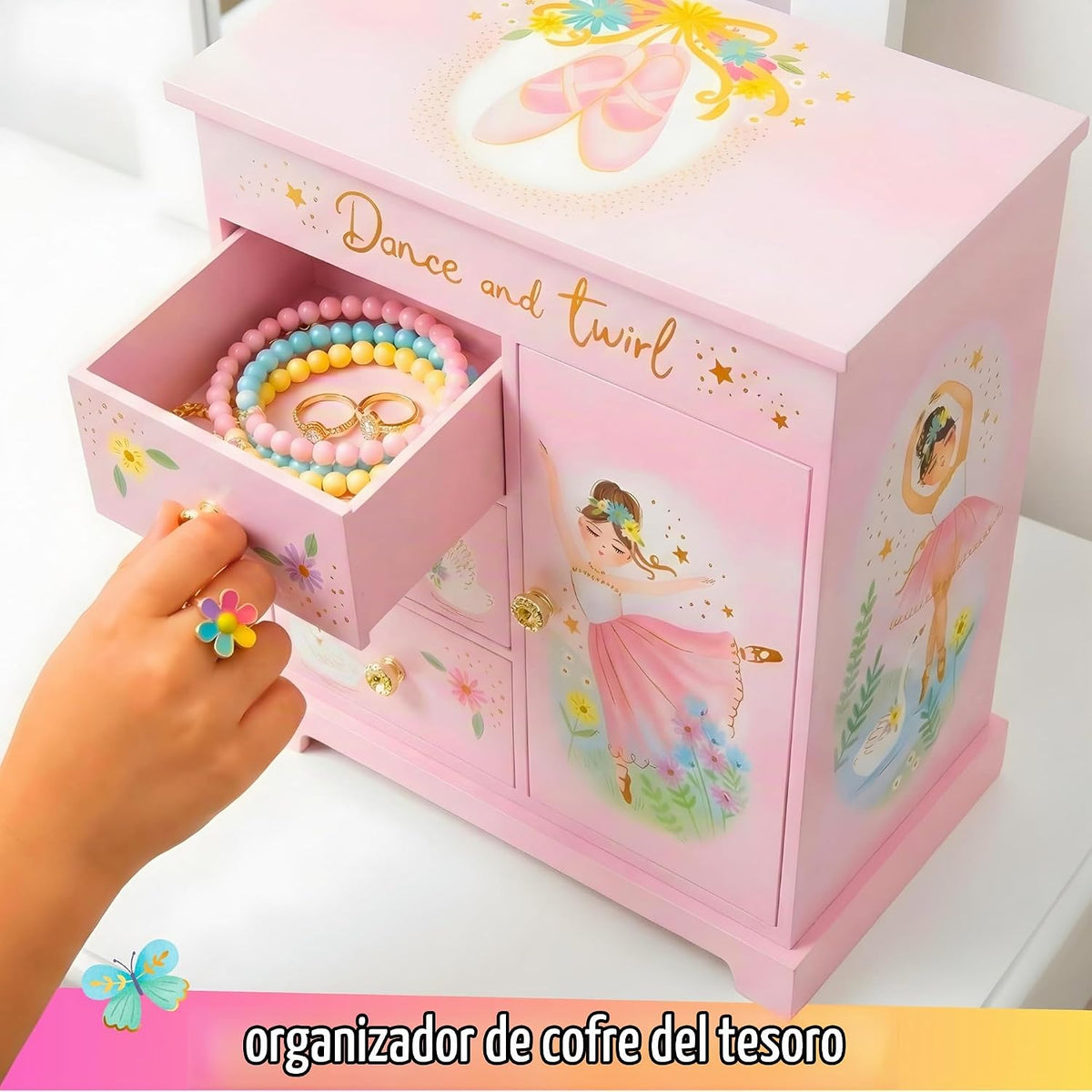 Giggle &amp; Honey® Joyero musical de bailarina para niñas | Juguet...