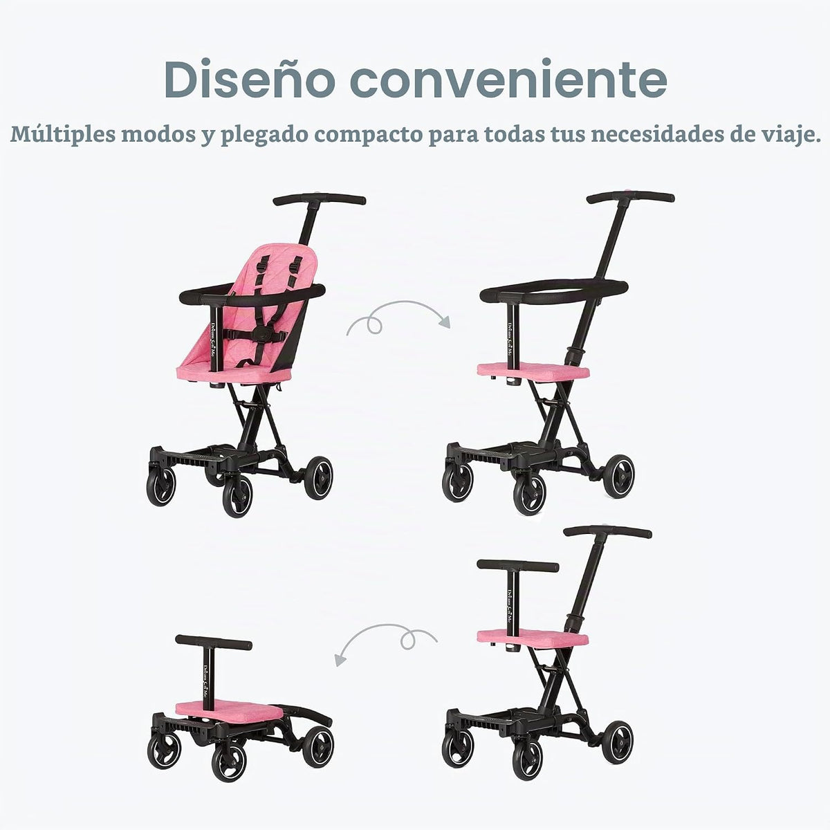 Dream On Me, Coast Stroller Rider, ligera, con una sola mano, fácil...