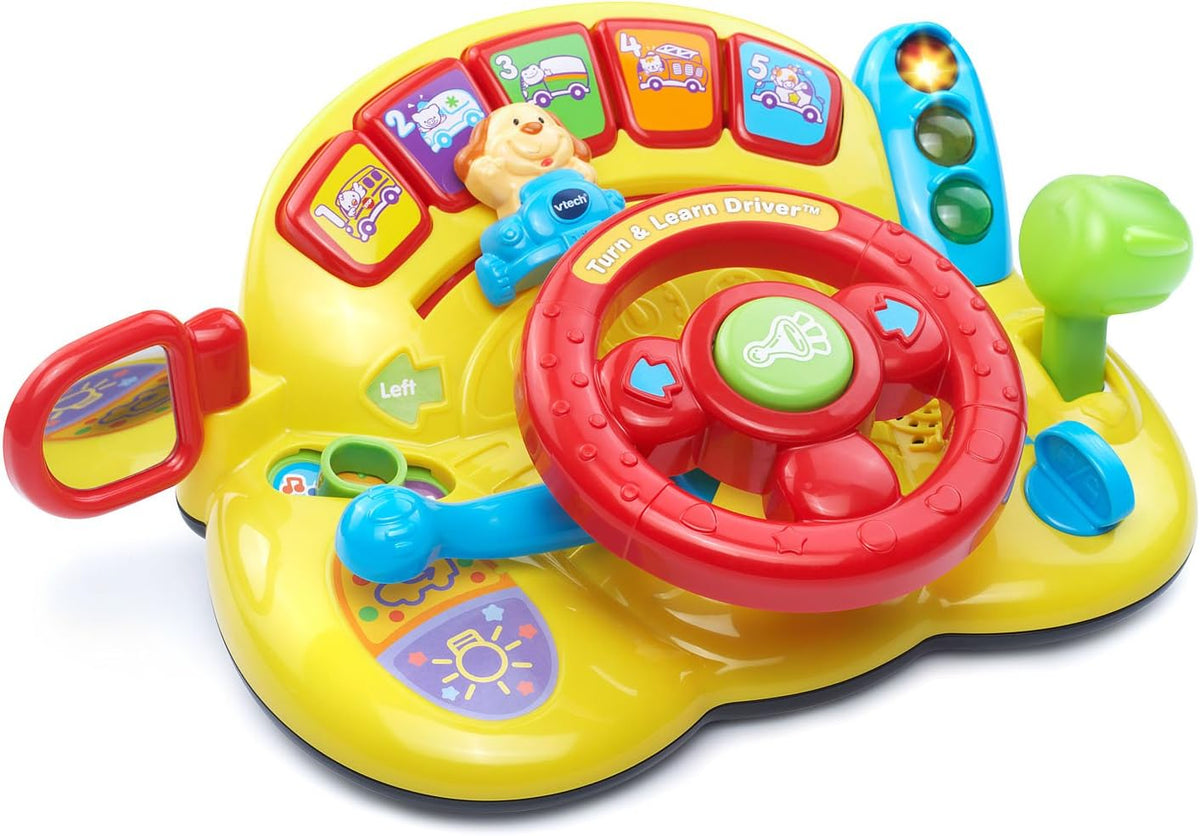 VTech Gira y aprende conductor, amarillo