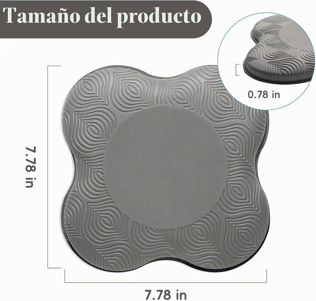 MBKHFLL Paquete de 2 Cojines de Yoga para Rodillas y Codos - Espuma...