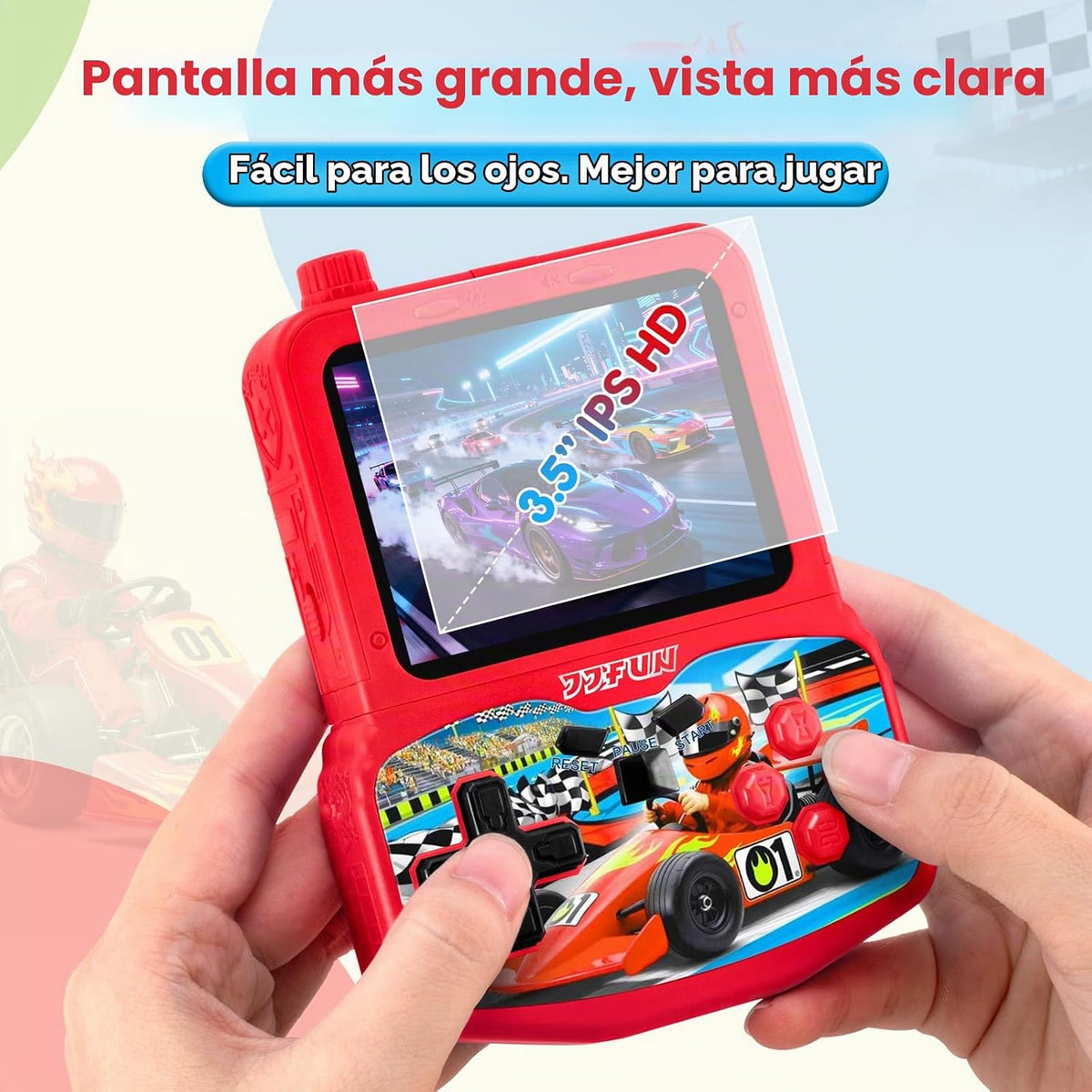 VOLGUARD II Consola de juegos de mano para niños con 220 videojuego...