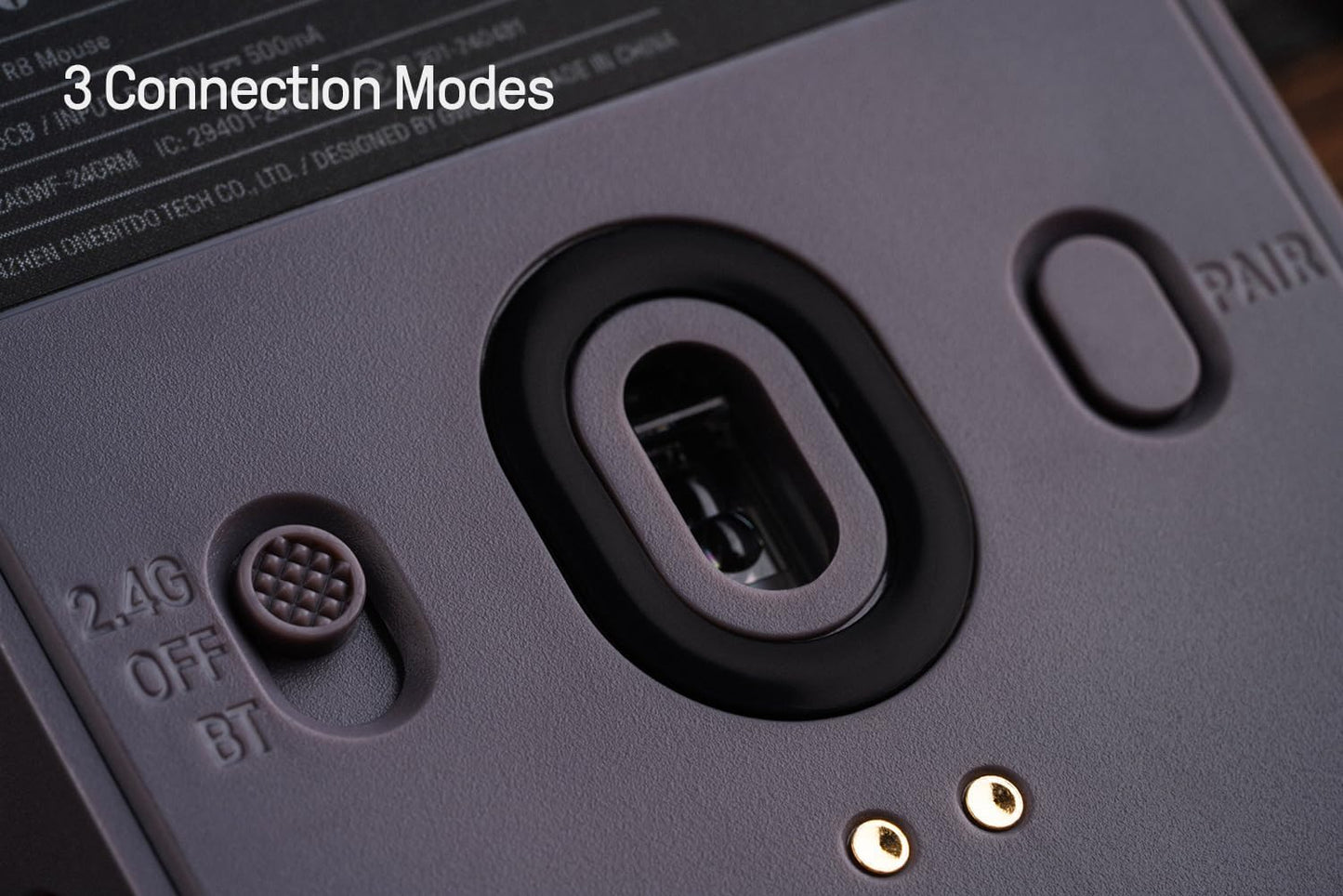 8Bitdo Ratón retro R8 con base de carga, sensor óptico PAW 3395 DPI...