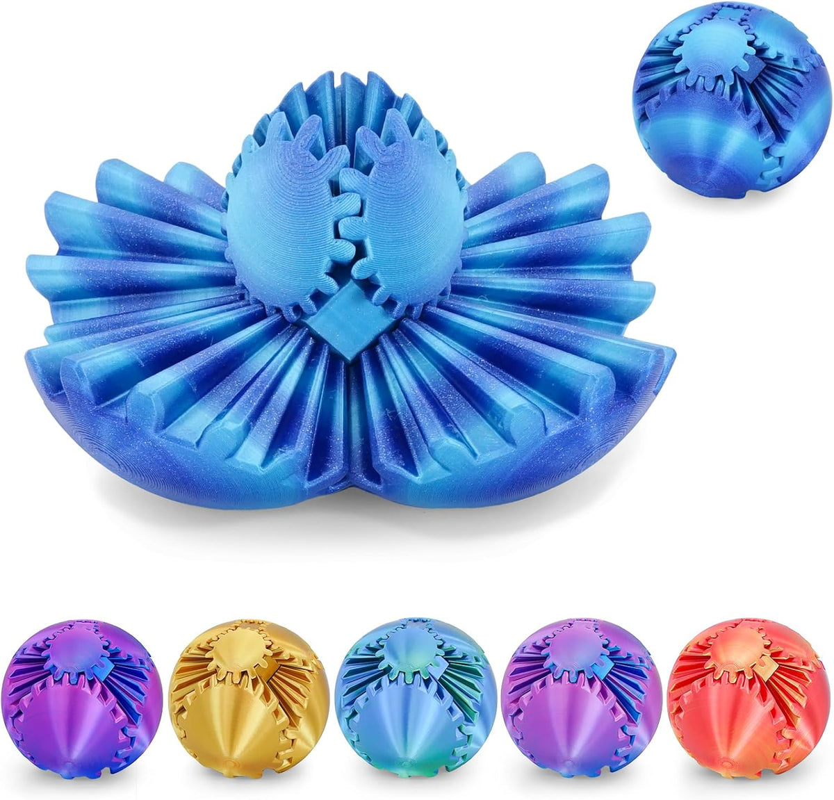 Cubo Juguete Fidget Bola de Engranajes Impreso en 3D, Juguetes Fidg...