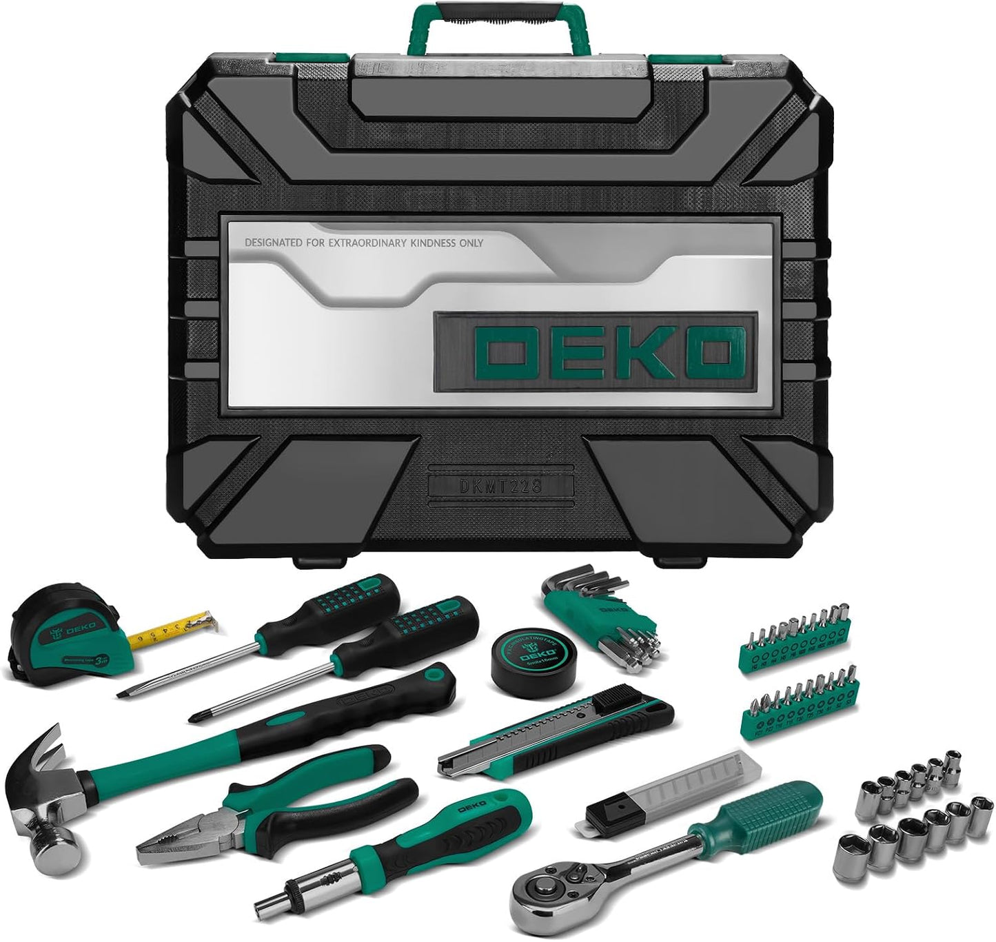 DEKOPRO Juego de herramientas: Kit de herramientas para el hogar de...