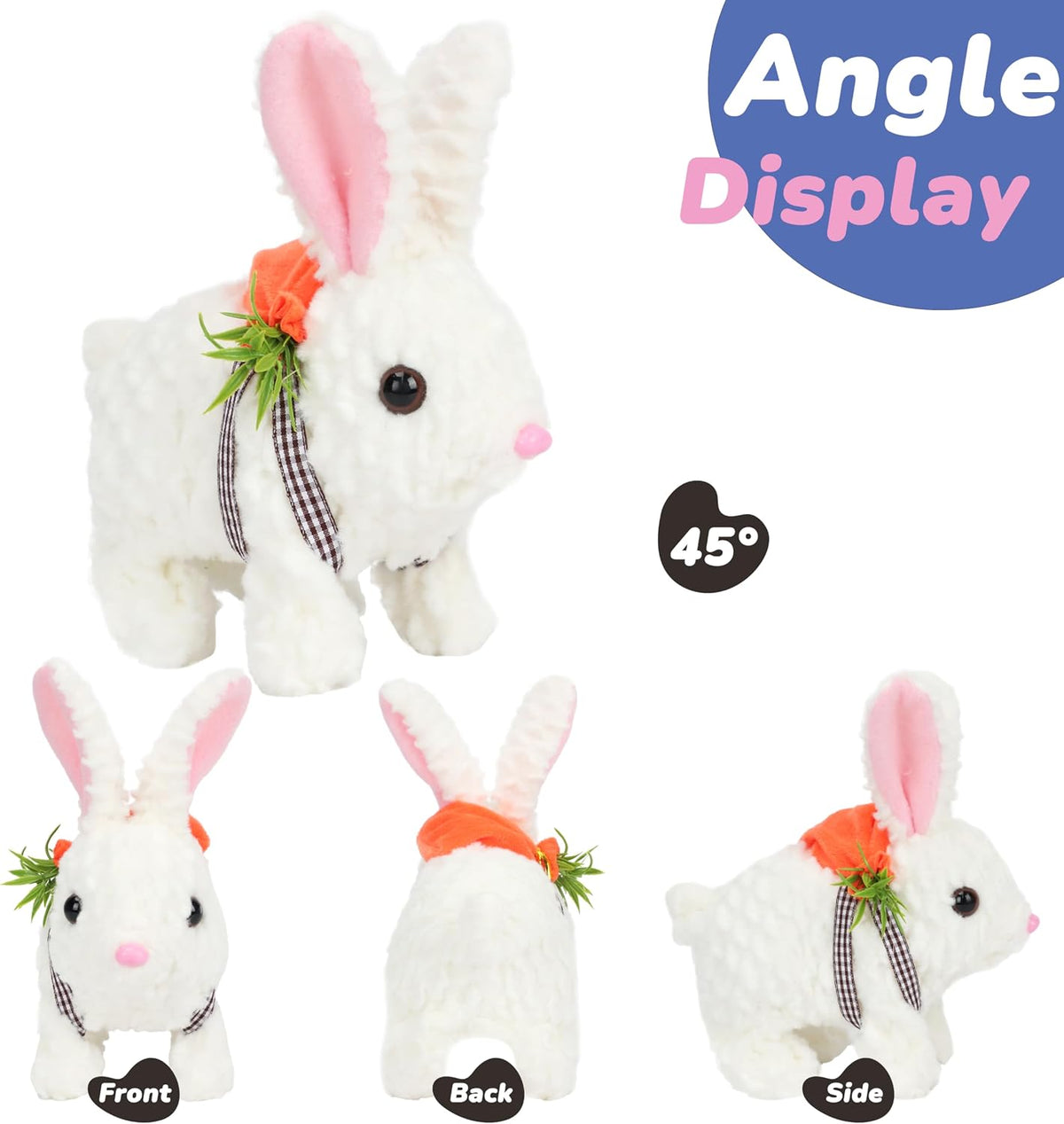 Hopearl - Juguete electrónico interactivo de peluche, con sonidos,...