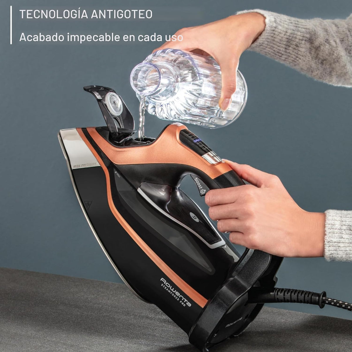 Plancha de Vapor Rowenta Iron Steam Force Pro para Ropa, 1850 Vatio...