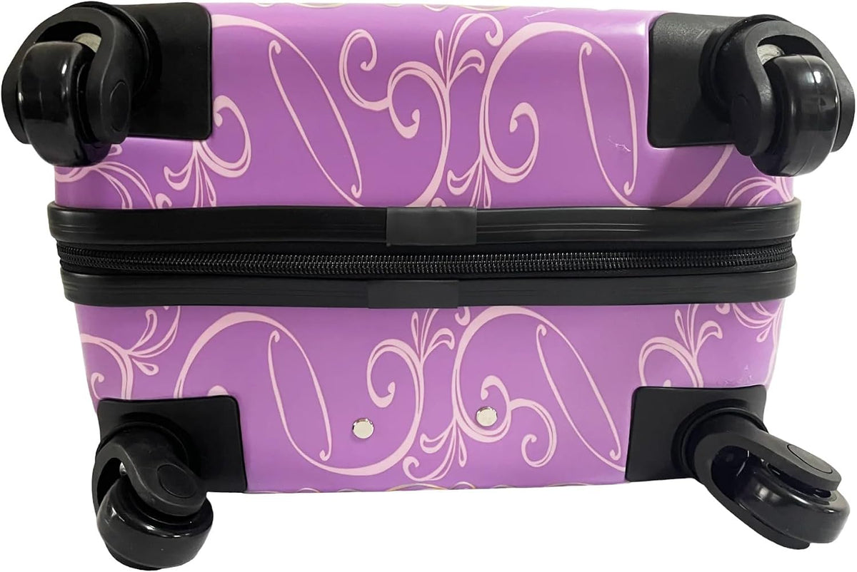 Disney Maleta rígida para niños, con ruedas, de mano, Princesa), Di...
