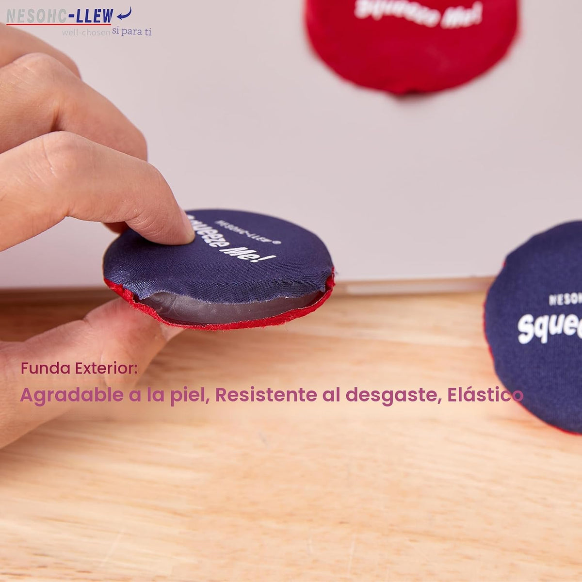 Herramientas para apretar los dedos, almohadilla sensorial silencio...