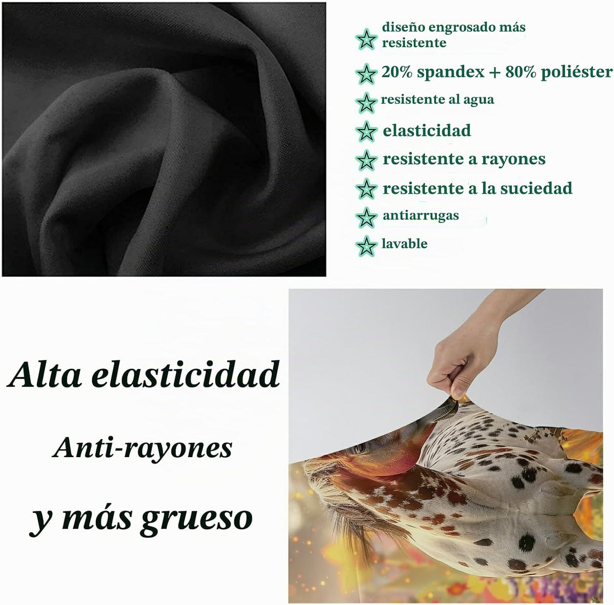 BWEGRHE Funda protectora de maleta + etiqueta, funda para maleta de...