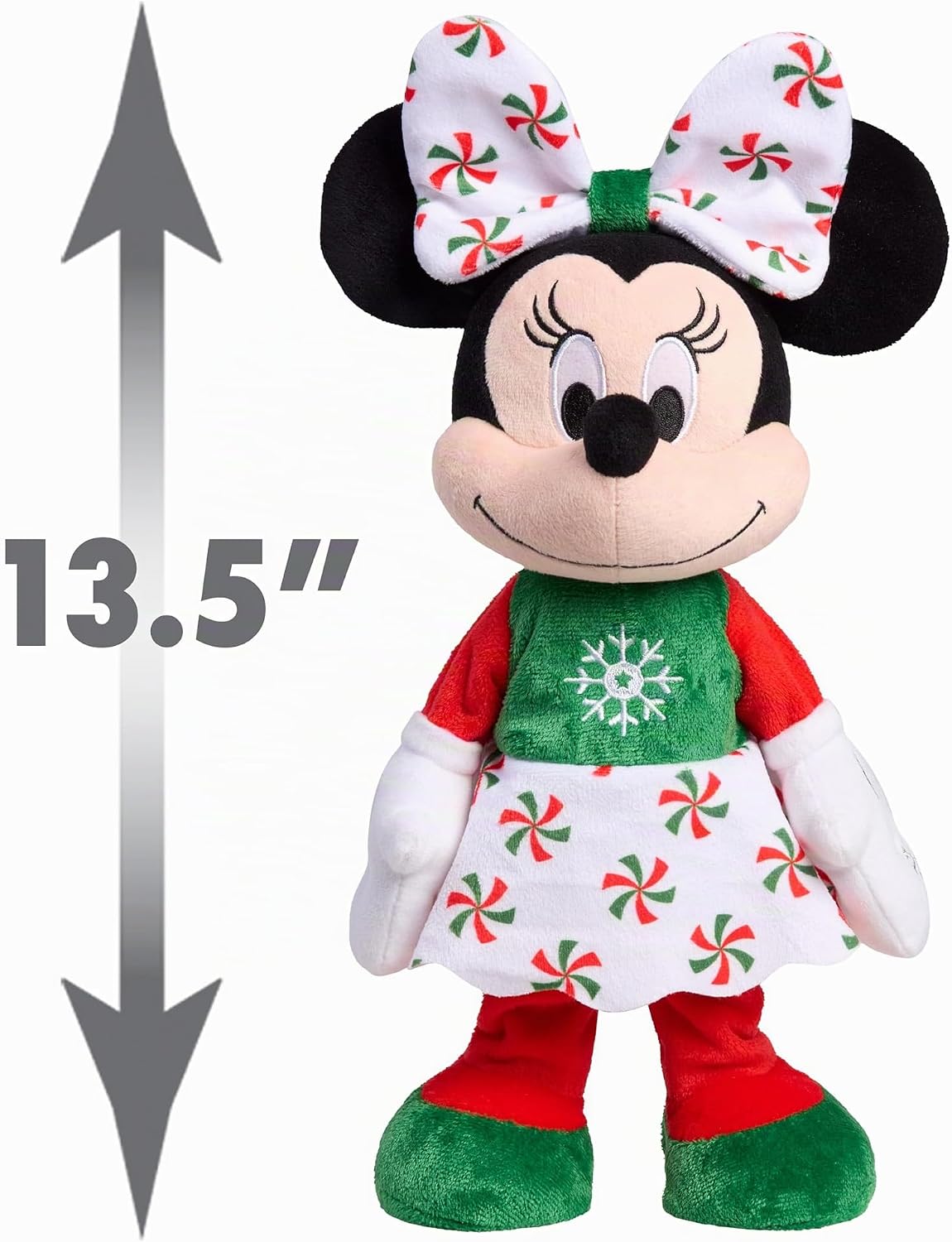 Peluche navideño de Minnie Mouse de Disney de Just Play | Rellenos...