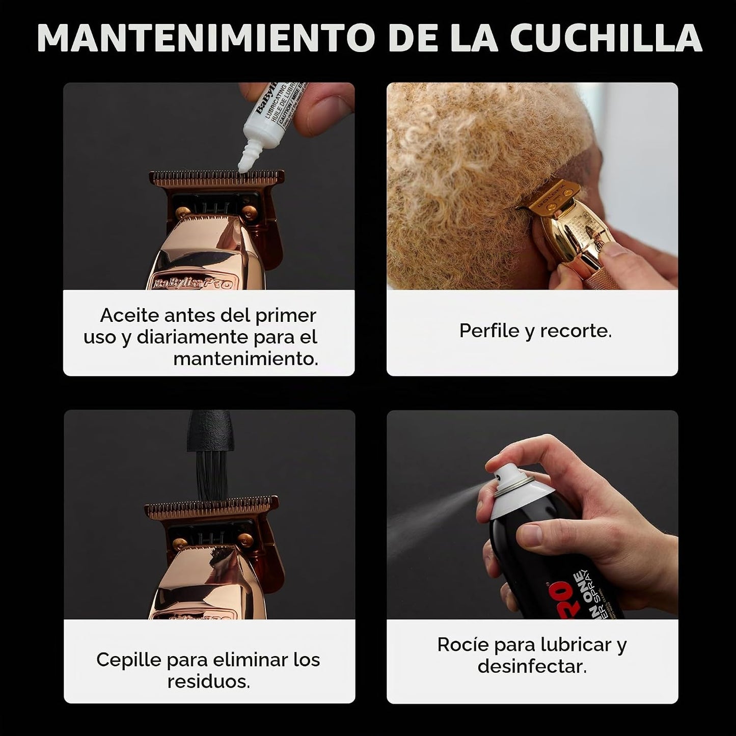 BaBylissPRO FX+ Professional Barber Cord\/Cortapelos inalámbricos \...