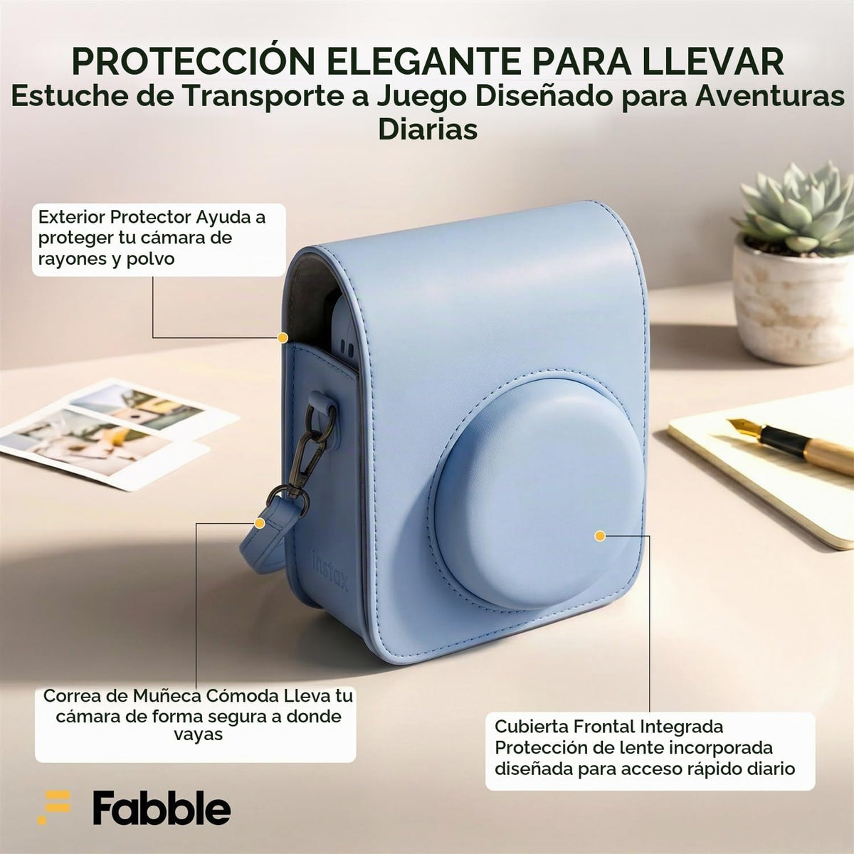 FUJIFILM INSTAX MINI 13 - Cámara de película instantánea color azul...