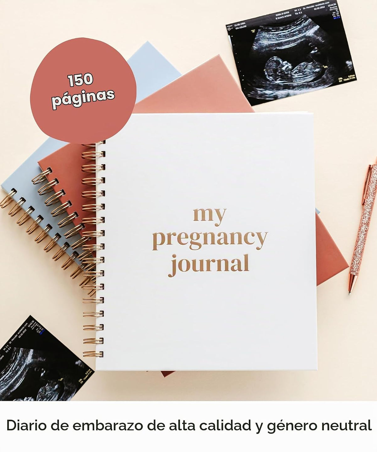 Lamare Diario de embarazo para madres primerizas 2026 - Álbum de re...