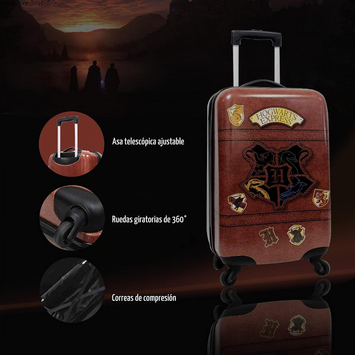 Fast Forward Equipaje de 20 Pulgadas para Niños - Maleta de Viaje R...