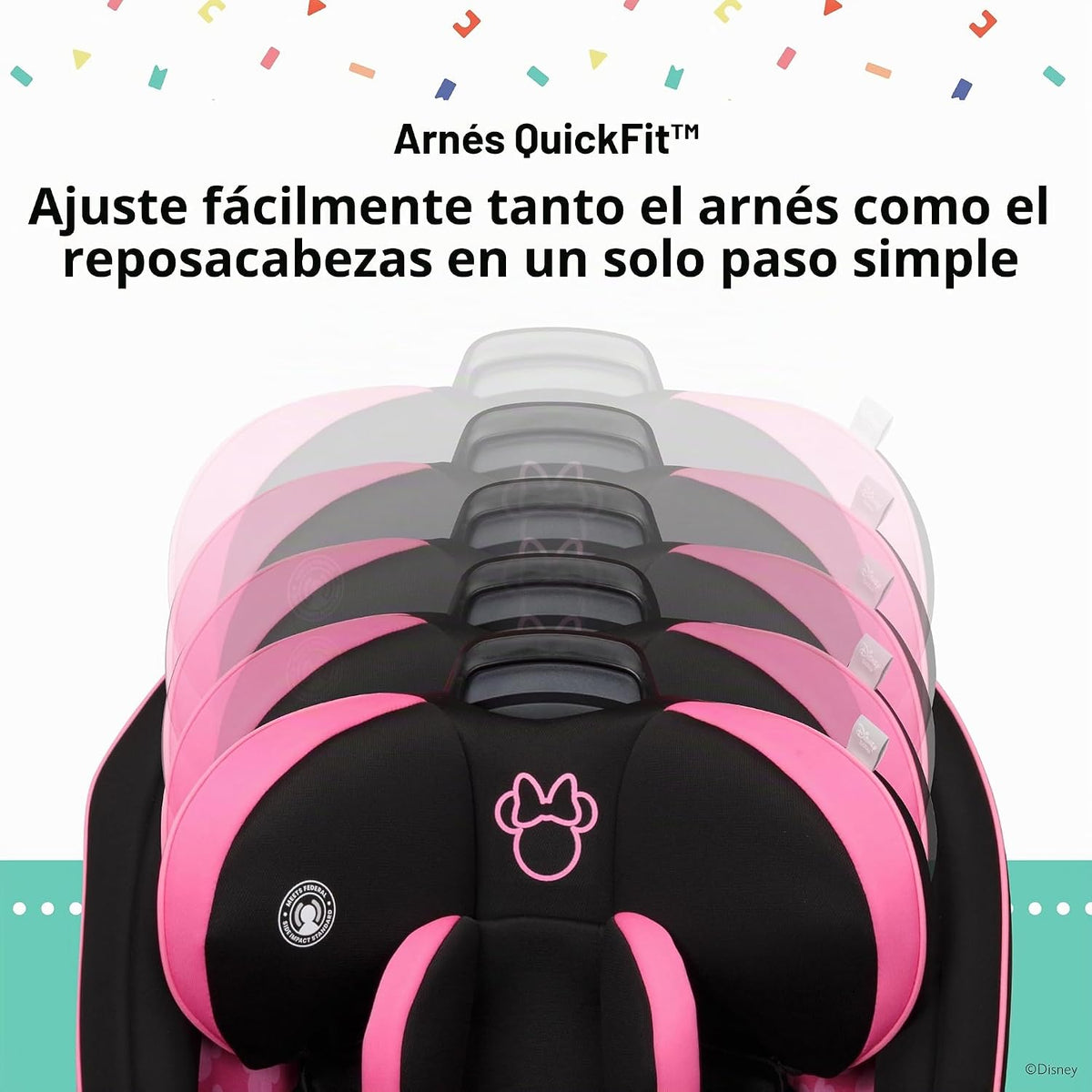Disney Baby Grow and Go - Asiento convertible todo en uno para auto...