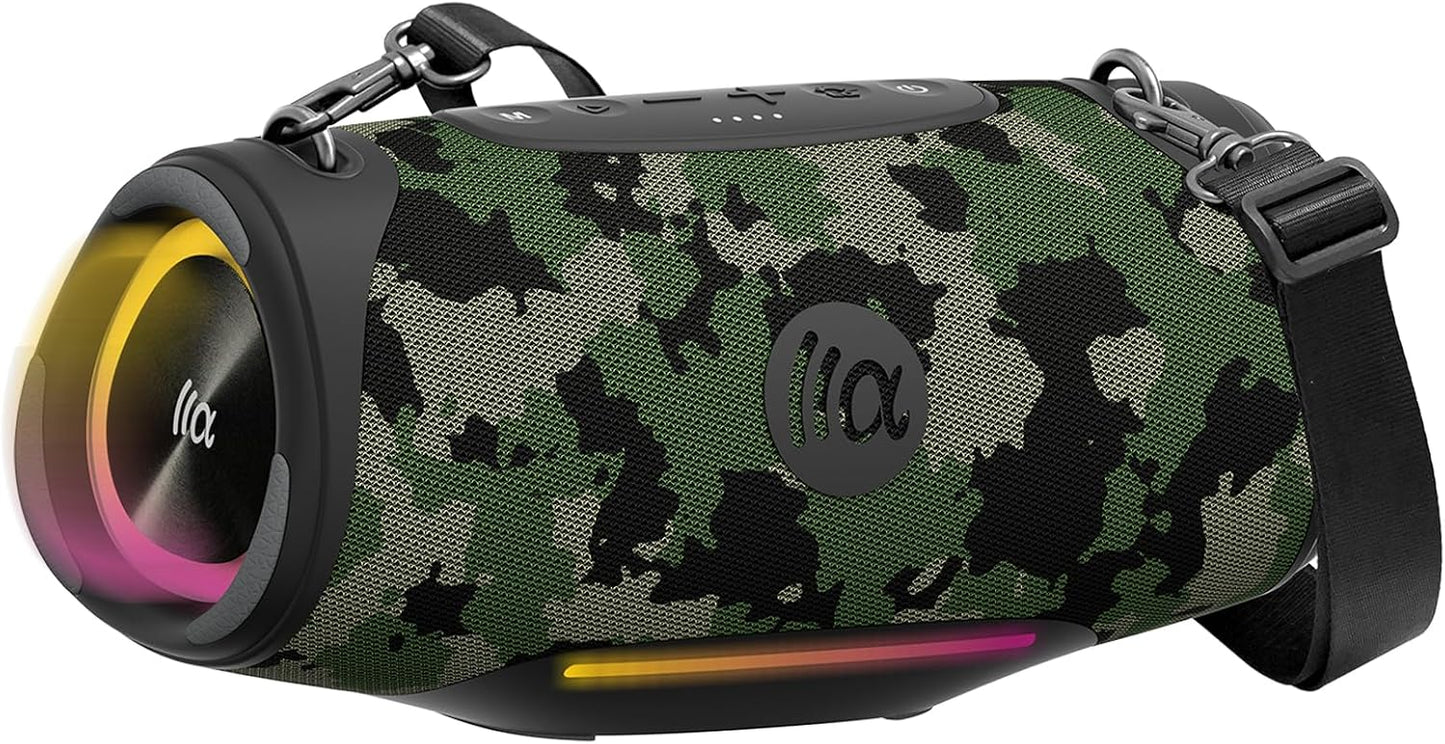 TAZATA Altavoz Bluetooth portátil, 90 W (pico), altavoces de subgra...