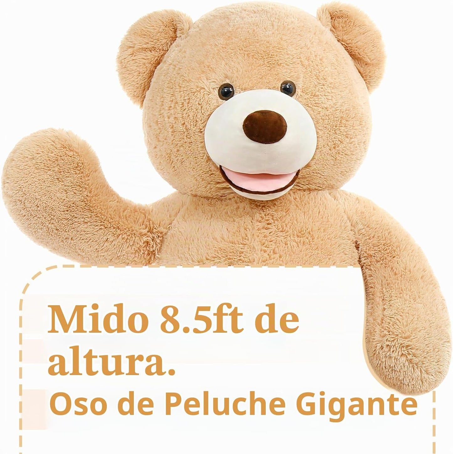 MaoGoLan Oso de peluche gigante enorme de 8.5 pies suave y tierno p...