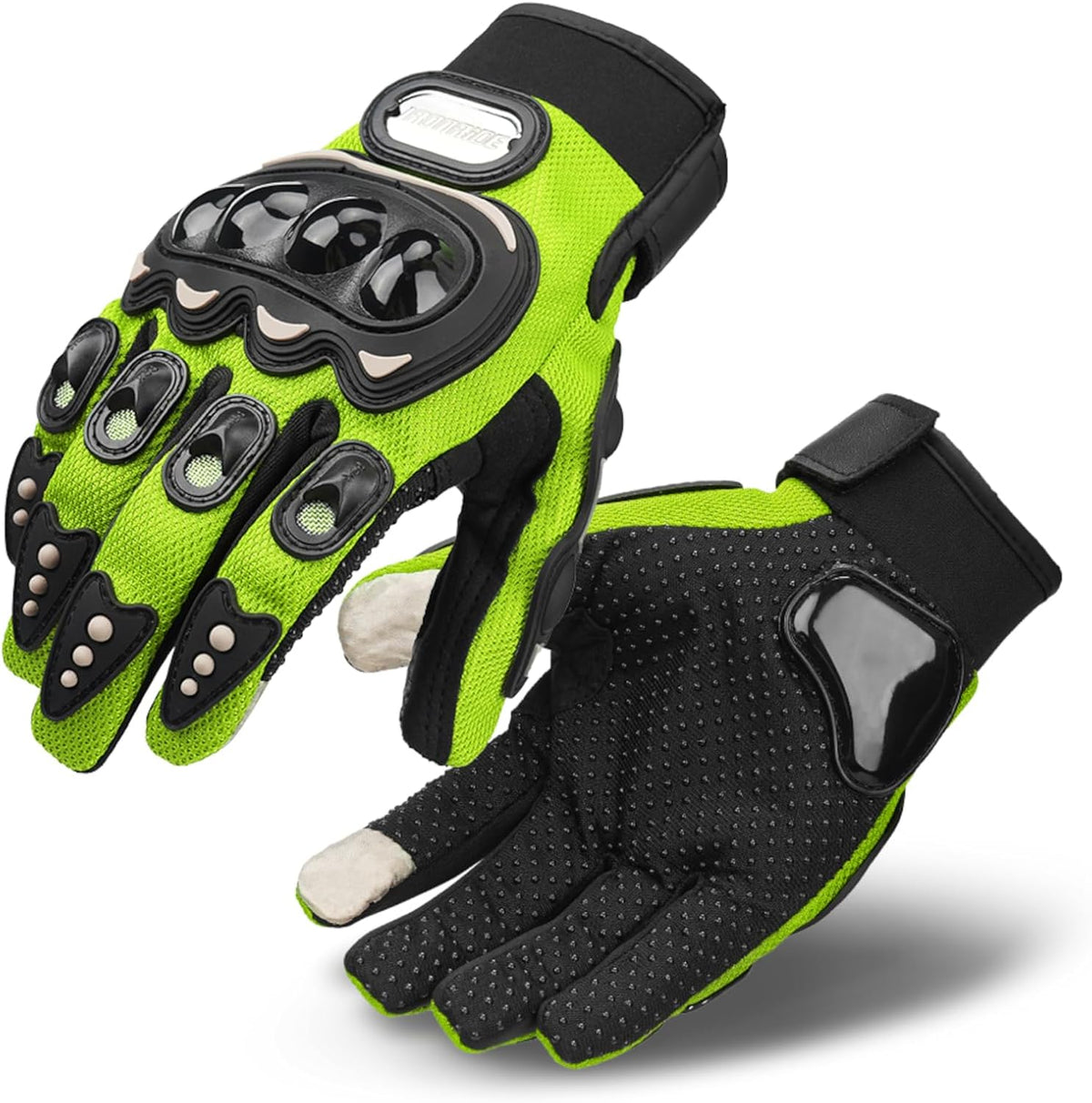 Dirtbike - Guantes para hombre, fibra de poliéster\/carbono, protec...