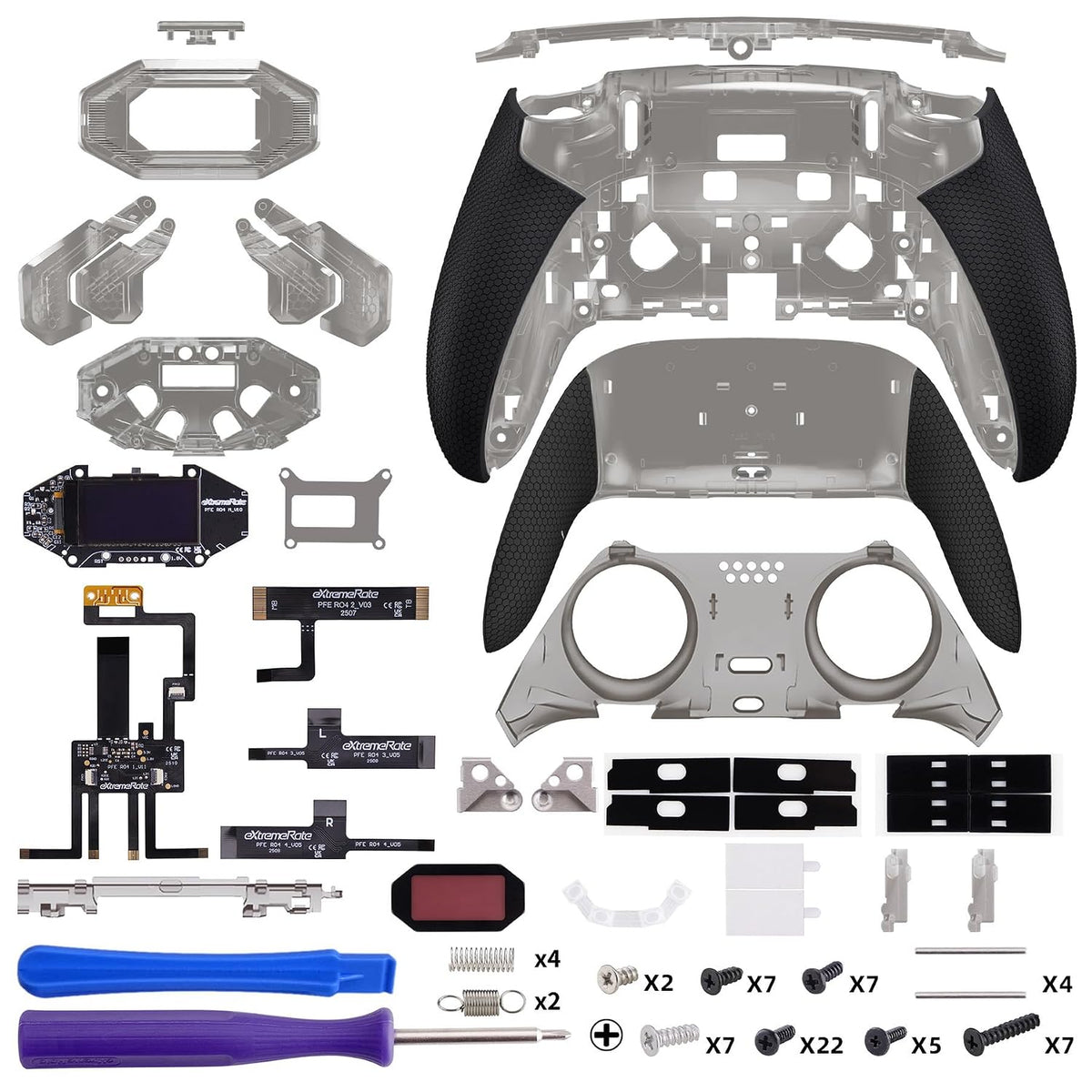 eXtremeRate Beyond Kit de paletas traseras para controlador PS5 Edg...