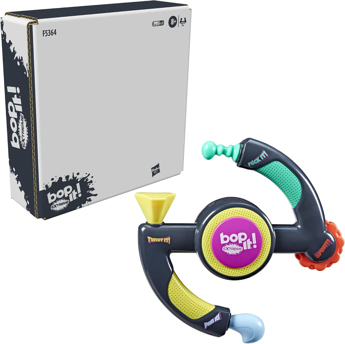 Hasbro Gaming Bop It Extreme - Juego electrónico para 1 o más jugad...