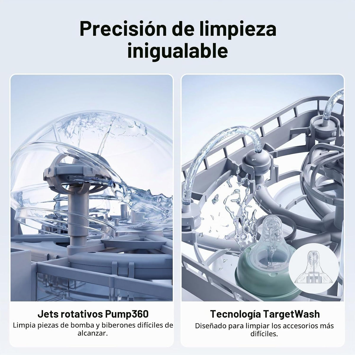 Momcozy DeepClean D8 Lavadora, esterilizador y secadora - Limpieza...