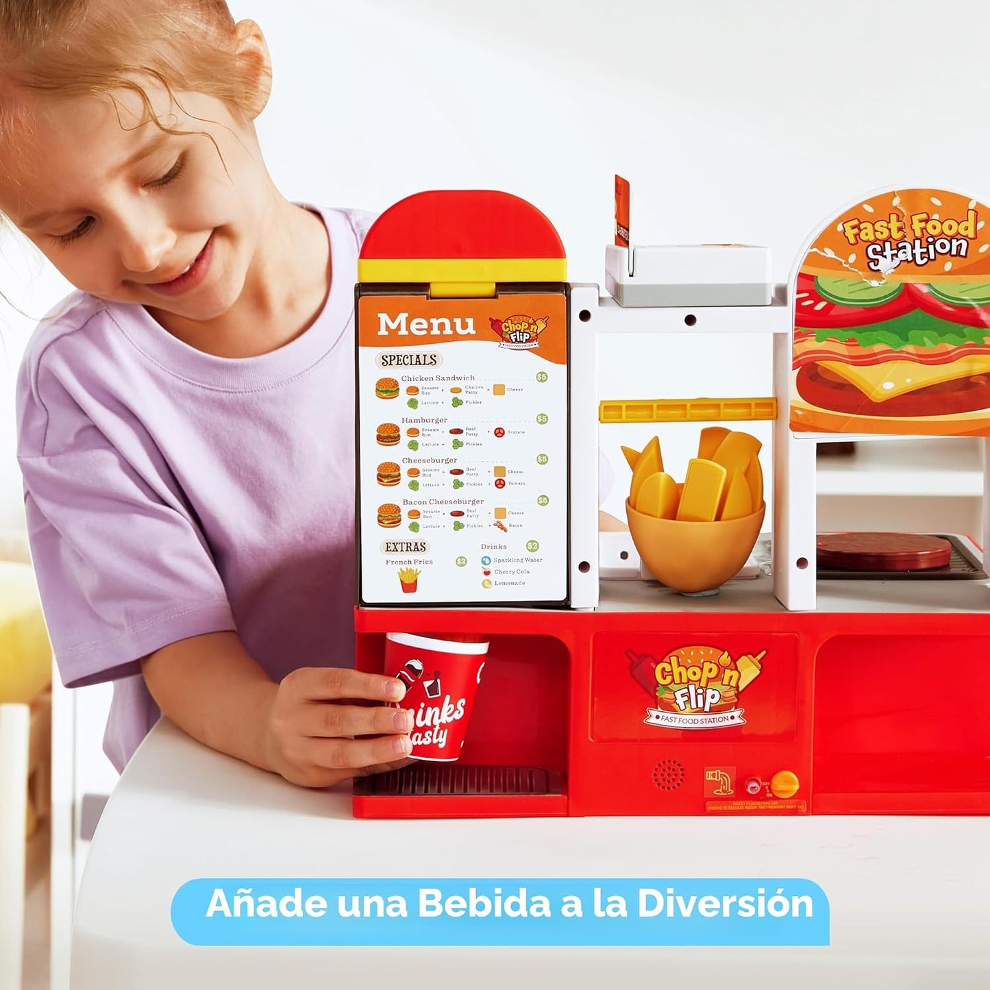 Conjunto de Comida de Juguete para Restaurante de Simulación - Jueg...