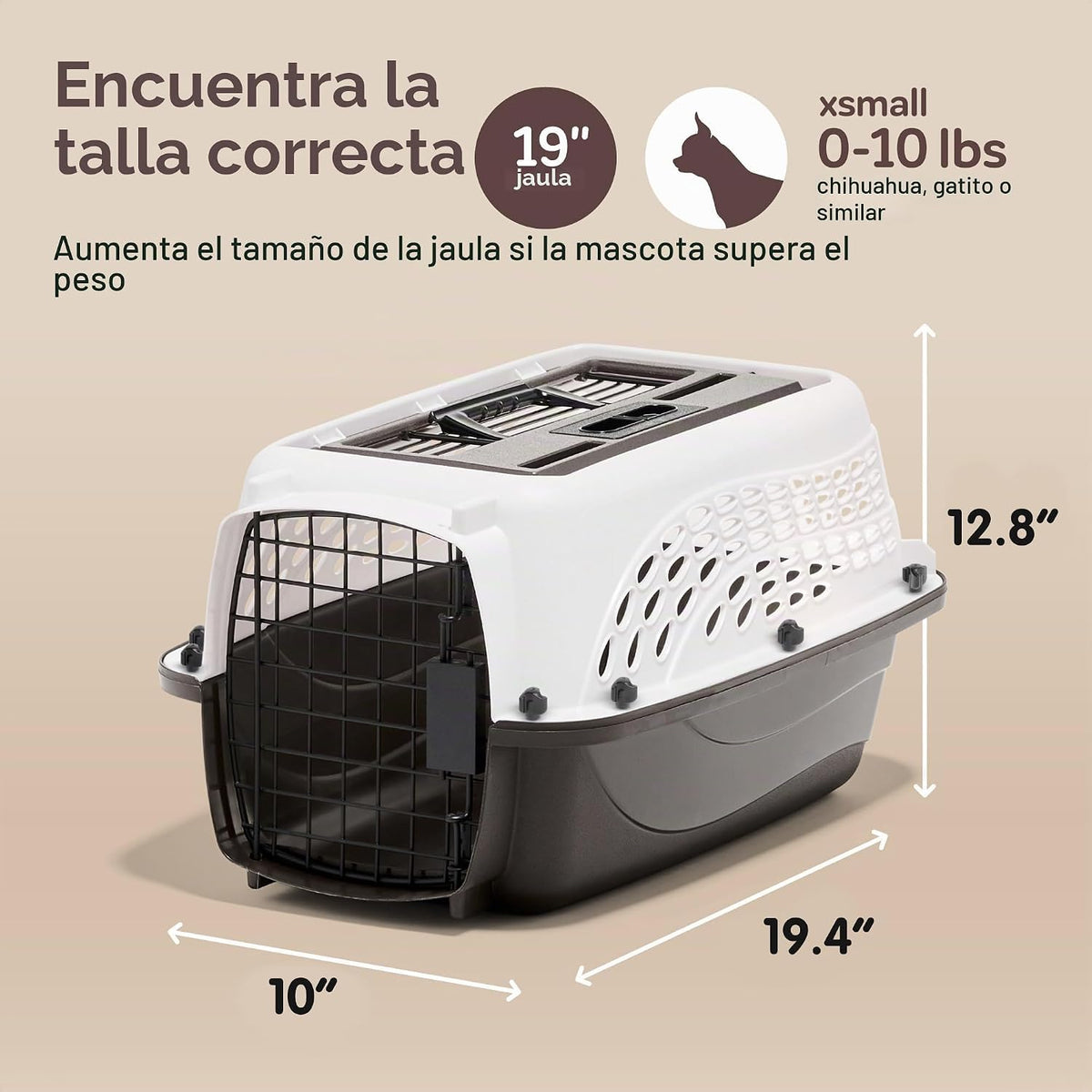 Petmate Jaulas para perros pequeños y transportadores para gatos, p...