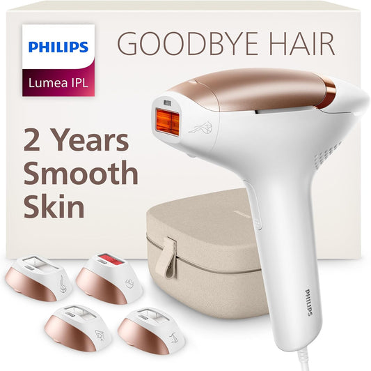 Philips Lumea IPL - Depilación láser tipo salón para mujeres, dispo...