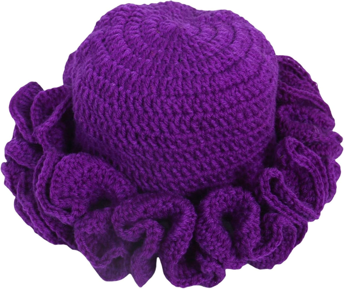 URTERYSER Sombrero, Sombrero de Cubo de Ganchillo para Adultos Hech...