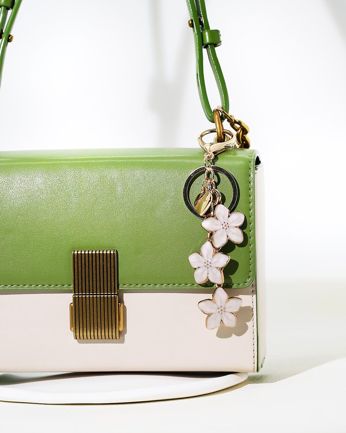 4 dijes para bolsos, bonitos accesorios para bolso y llavero de cer...