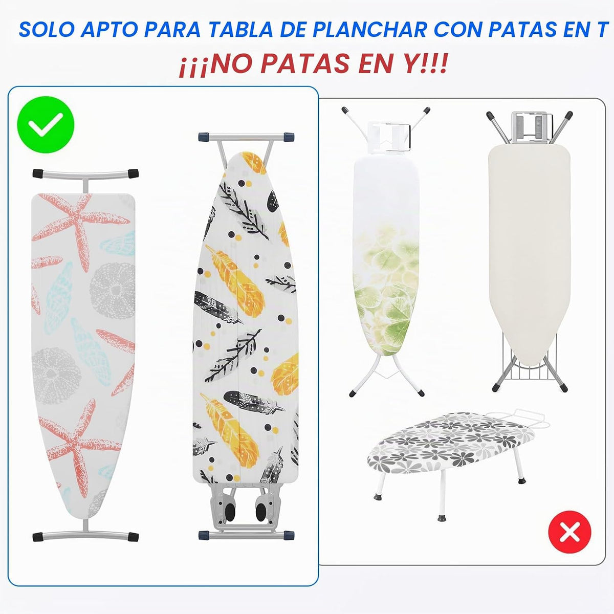 TJ.MOREE Soporte para tabla de planchar, soporte de pared de metal...