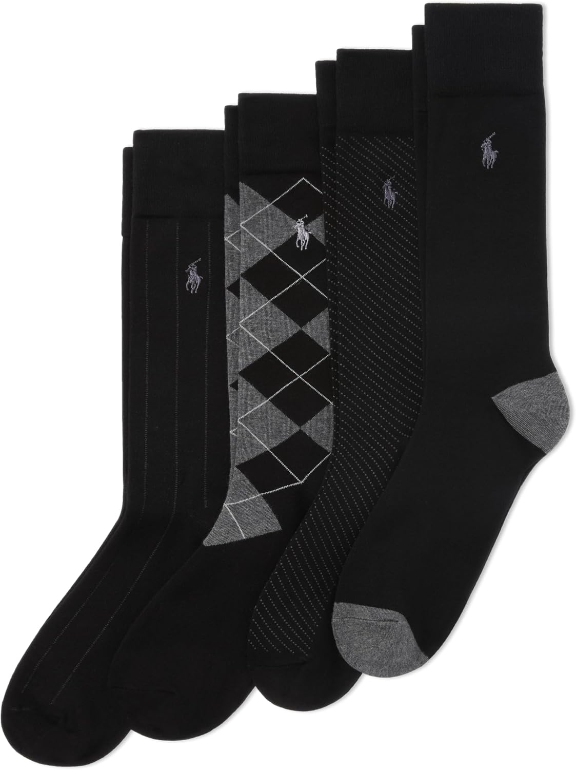 POLO RALPH LAUREN Calcetines de vestir con patrones surtidos para h...