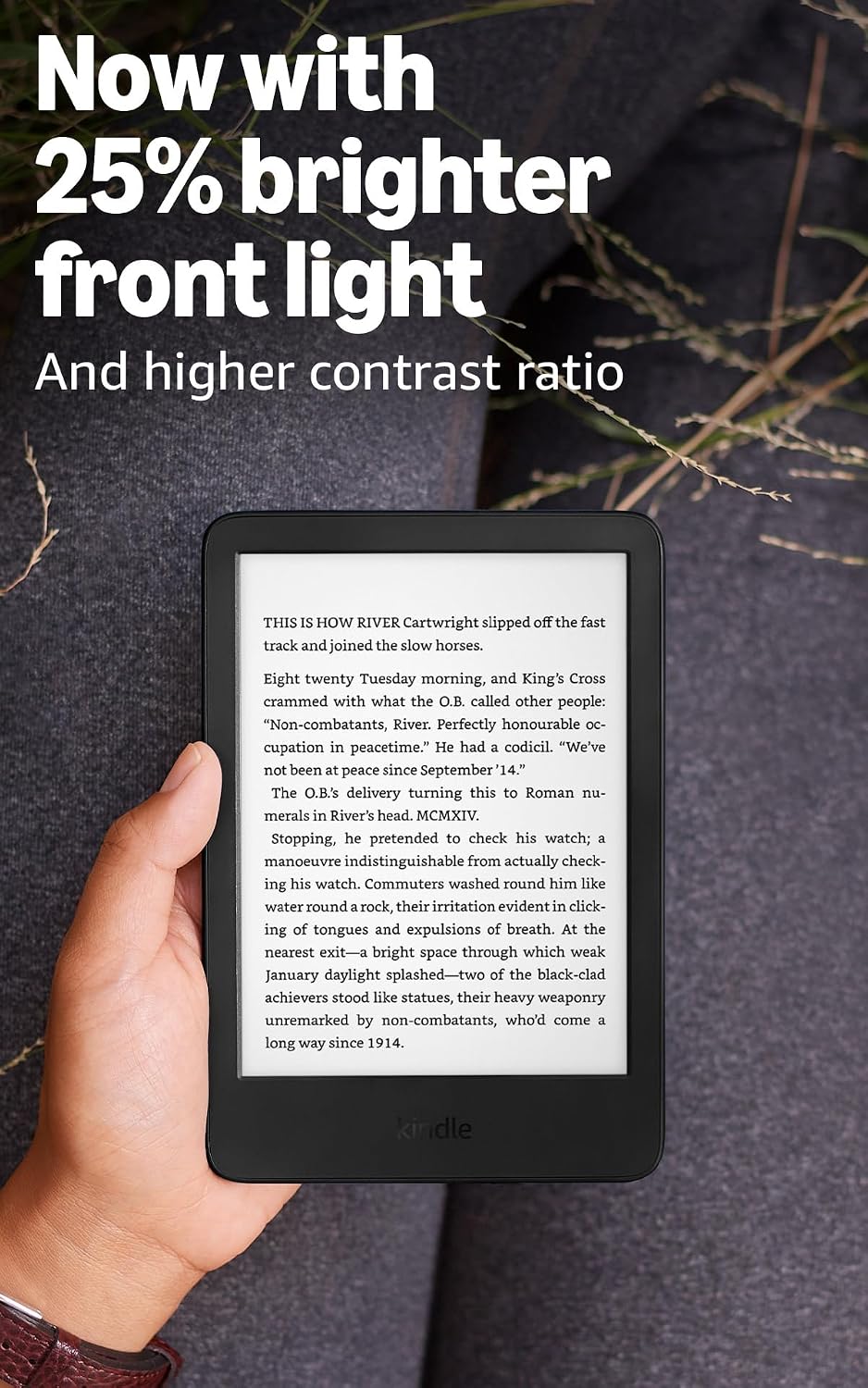 Amazon Kindle 16 GB (último modelo): El Kindle más ligero y compact...
