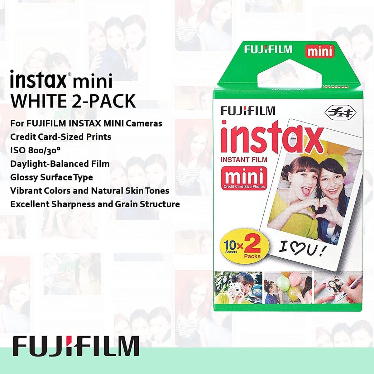 Fujifilm Instax Mini Link 3 Impresora para Smartphone Verde Salvia...