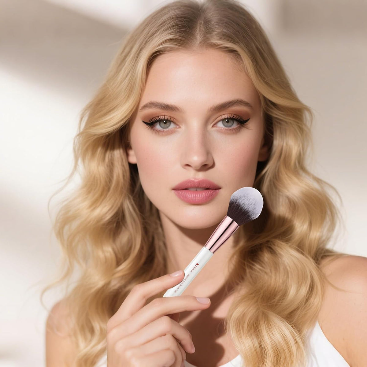 DUcare Juego de brochas de maquillaje profesionales, 27 piezas, bro...