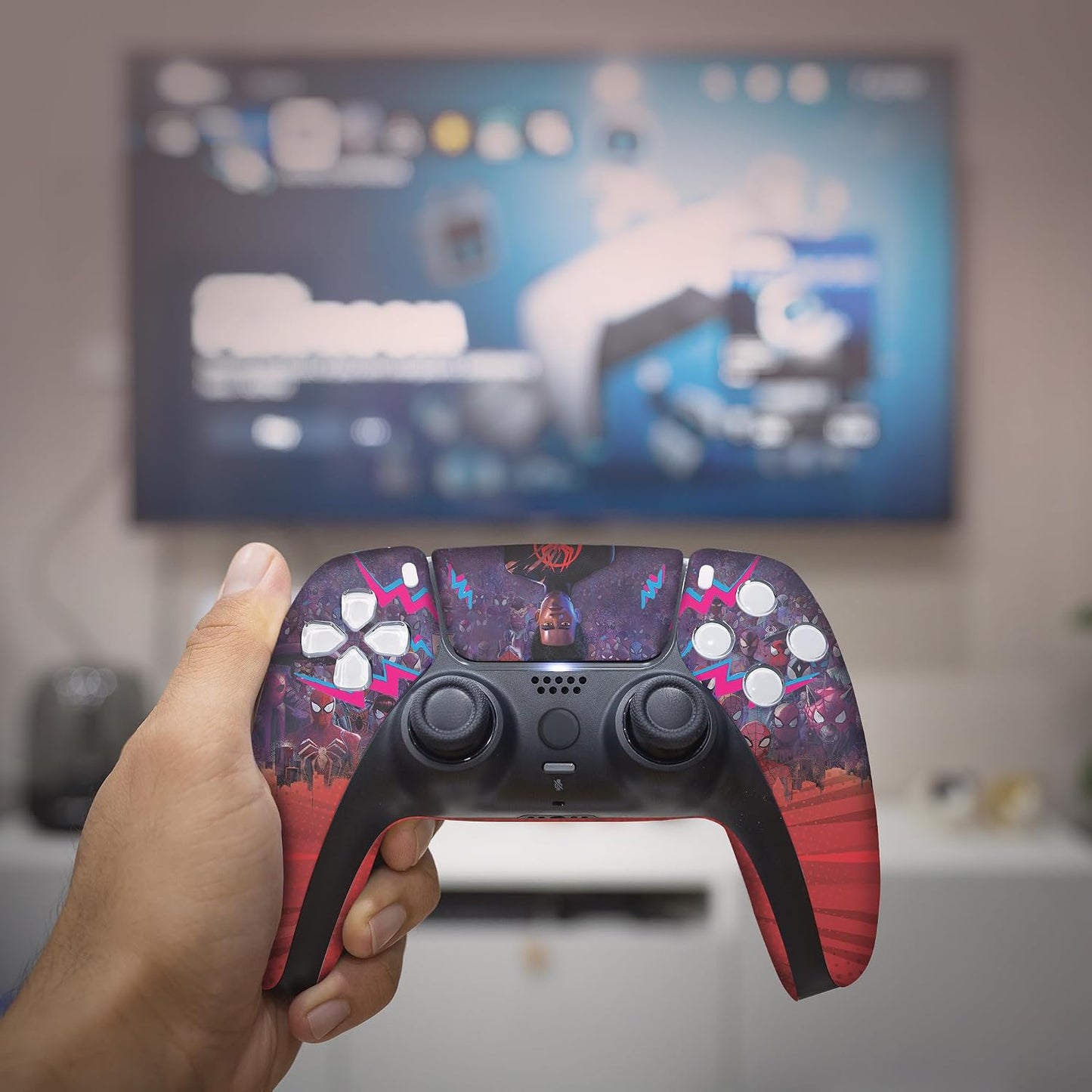 Miles Moraales Spiidervers Controlador PS-5 personalizado inalámbri...