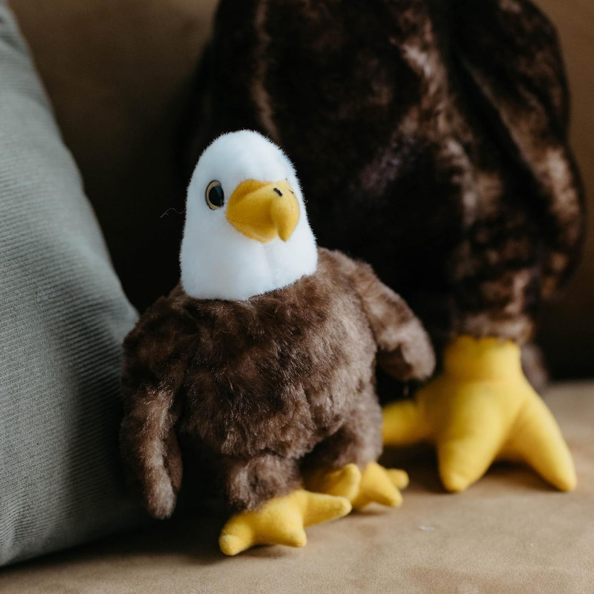 The Petting Zoo - Peluche de águila calva, juguete de peluche, rega...