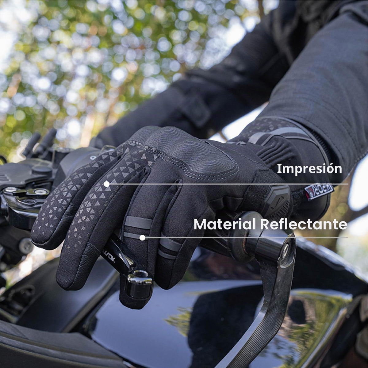 VXW Guantes de motocicleta de invierno para hombres y mujeres, impe...