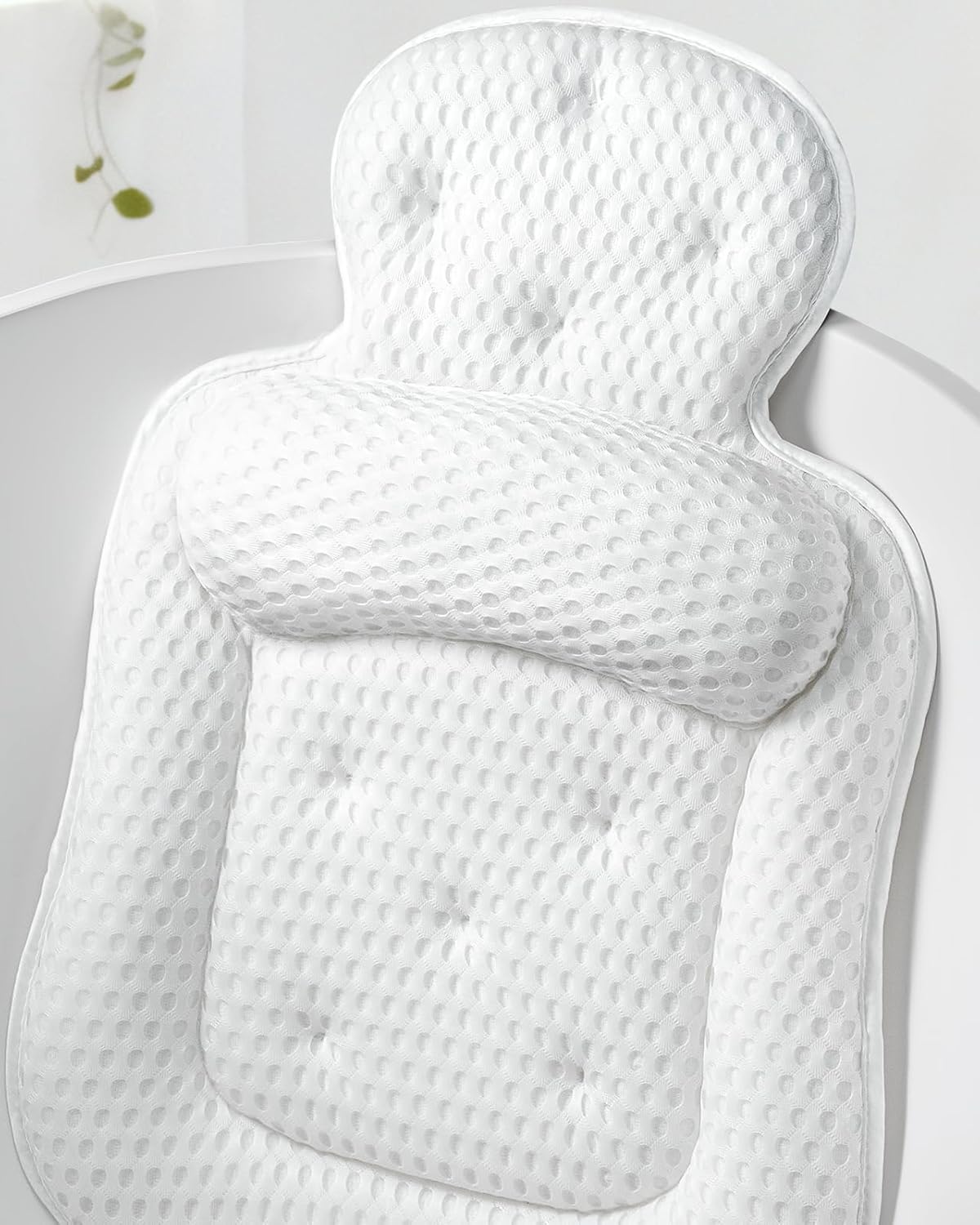 Almohadas de baño para tina, acogedor cojín de bañera para cabeza y...