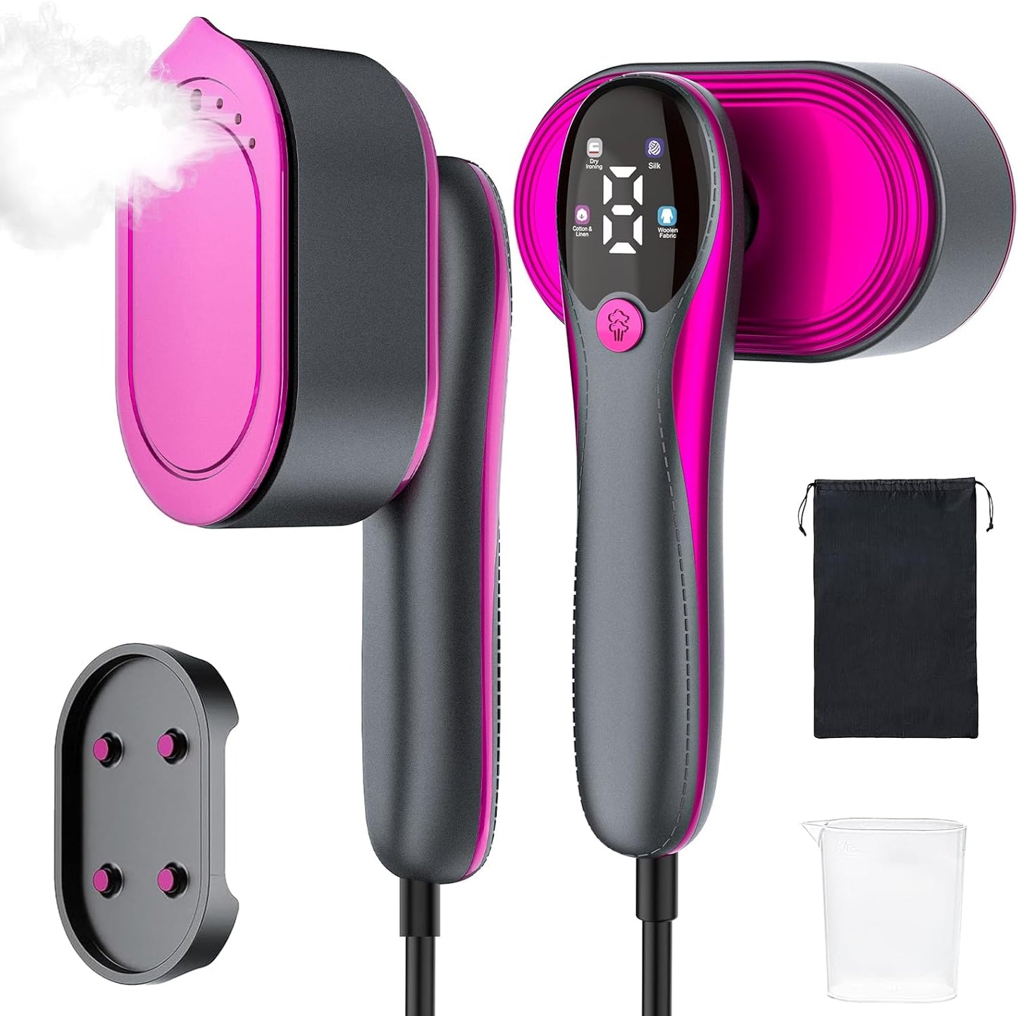 KOKABI Vaporizador de Viaje para Ropa, Plancha de Vapor Seco portát...