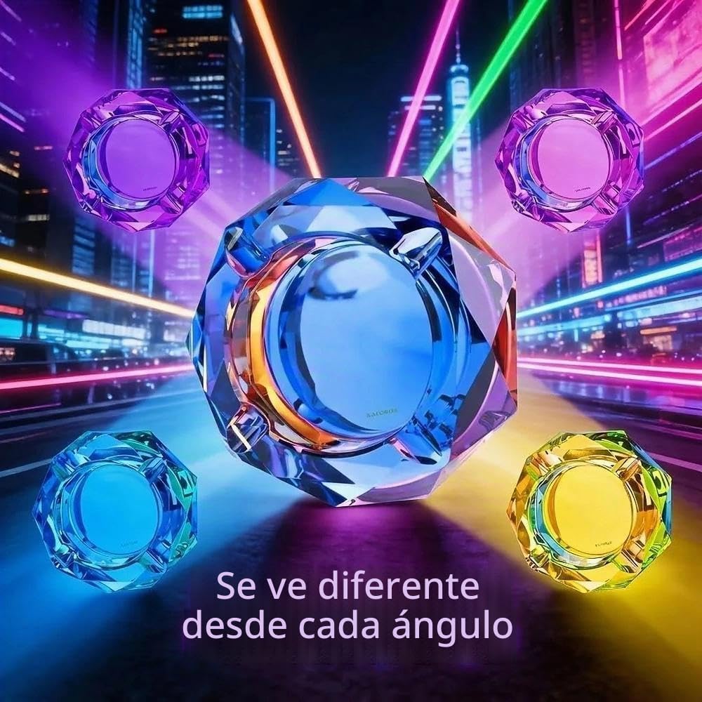 Kaforise Cenicero K9 de cristal pesado para cigarrillos \u2013 Ceni...
