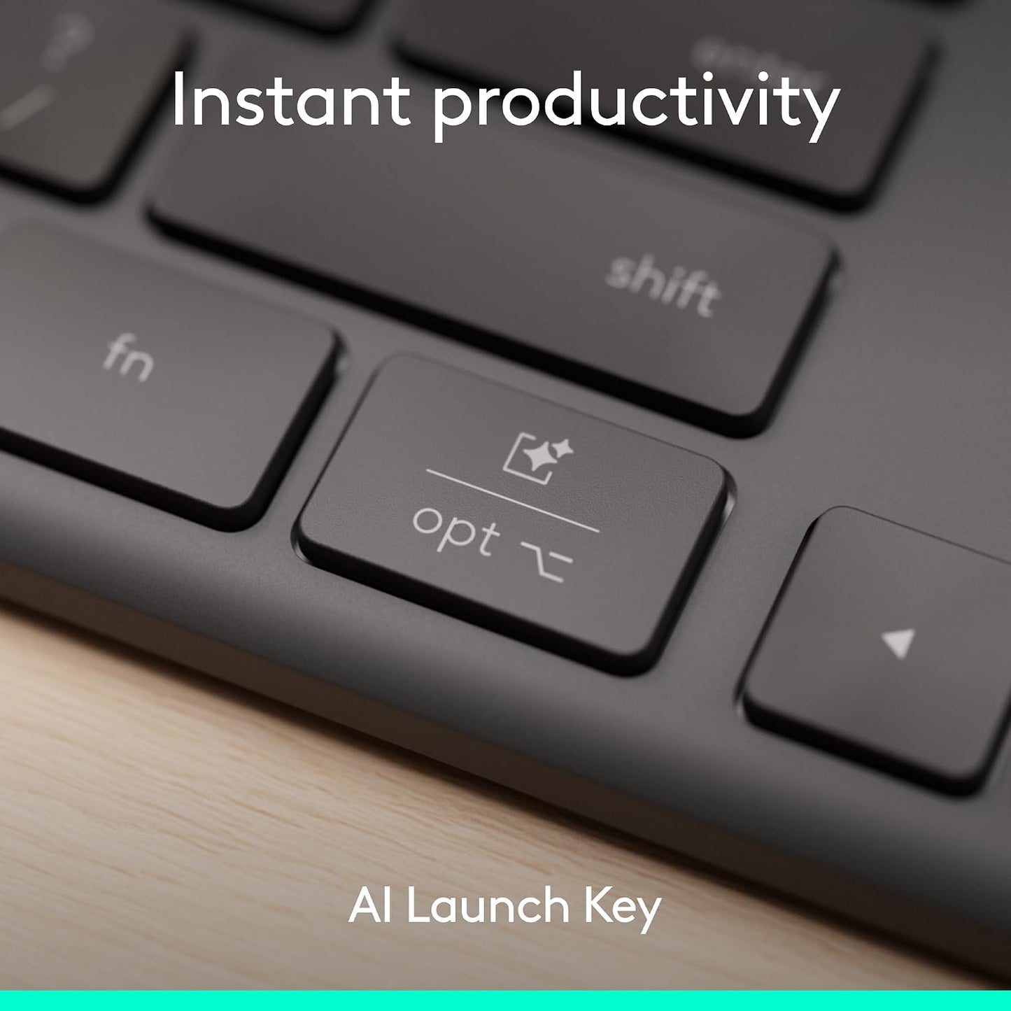 Logitech Signature Slim Solar+ K980 para teclado empresarial - Graf...