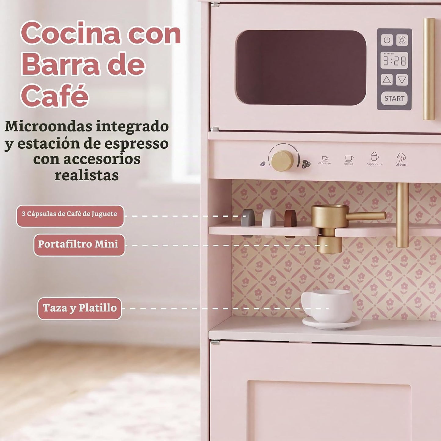 Best Choice Products Juego de cocina para niños y niños pequeños, j...
