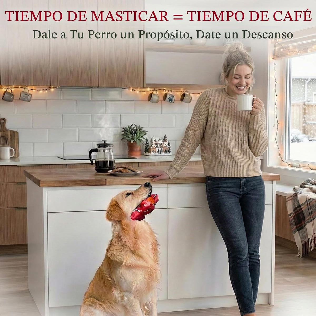 Apasiri Juguetes para perros para masticadores agresivos con sabor...