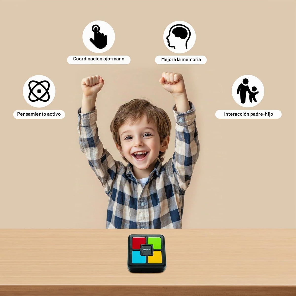 Juegos de Memoria Portátiles Gelabur para Niños de 4 a 8 años, Jugu...