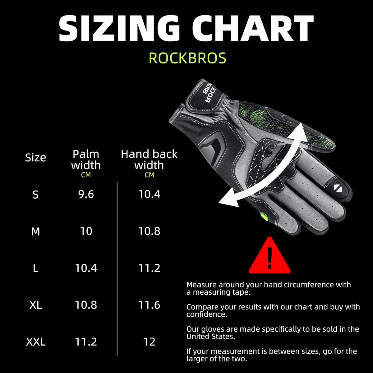 ROCKBROS Guantes de cuero para motocicleta para hombre, protección...