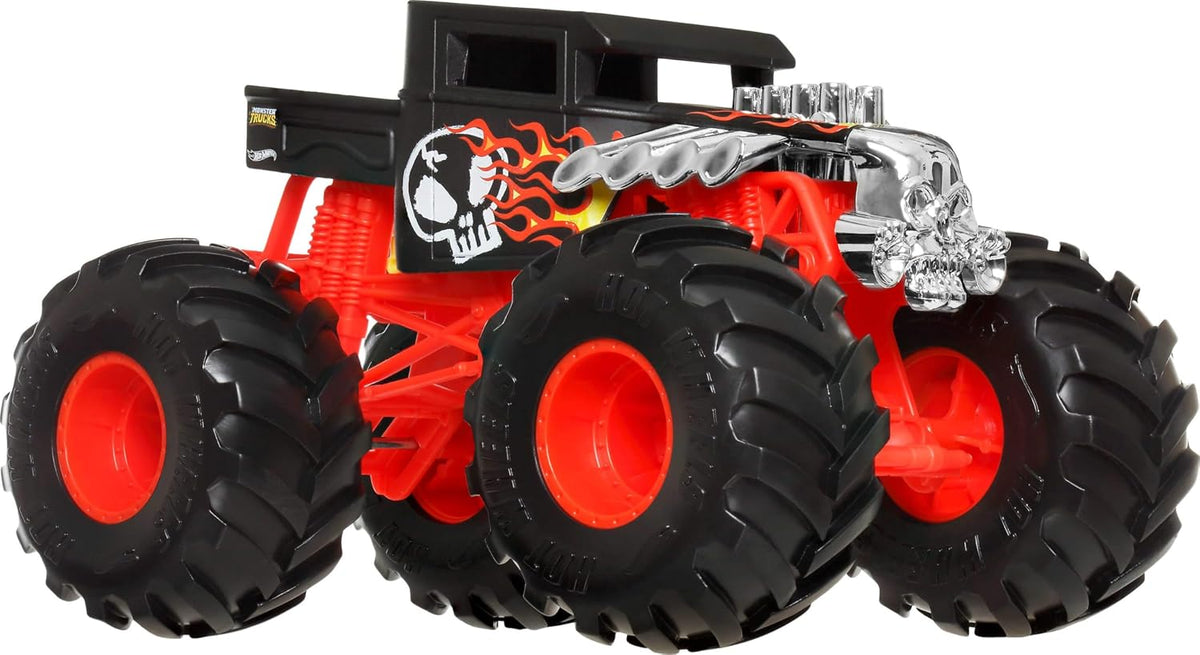 Hot Wheels Monster Trucks, camión monstruo de gran tamaño, camión d...