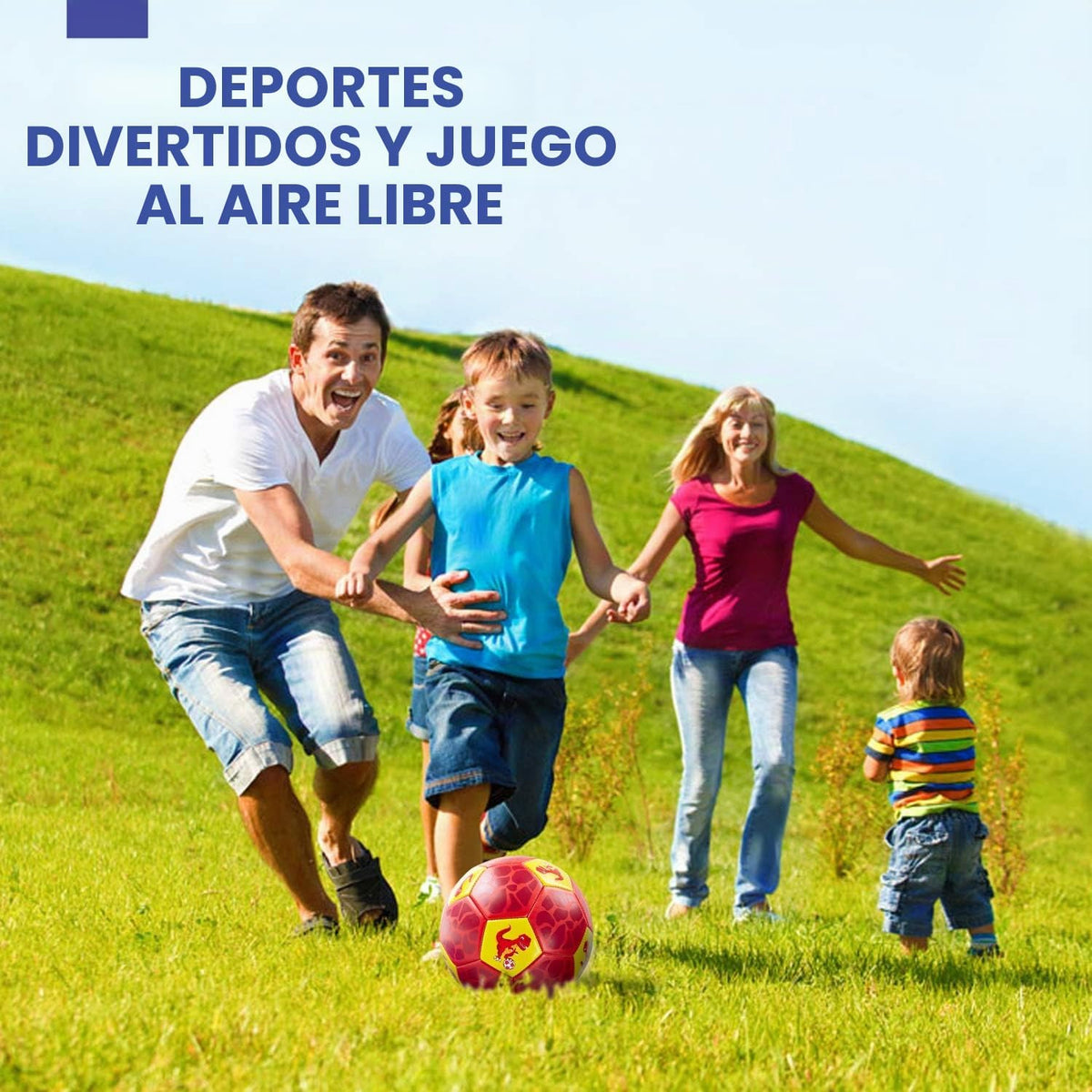hahaland Balón de fútbol tamaño 3 para niños con bolsa de malla de...