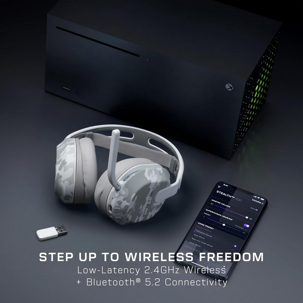 Auriculares inalámbricos para juegos Turtle Beach Stealth 500 con l...