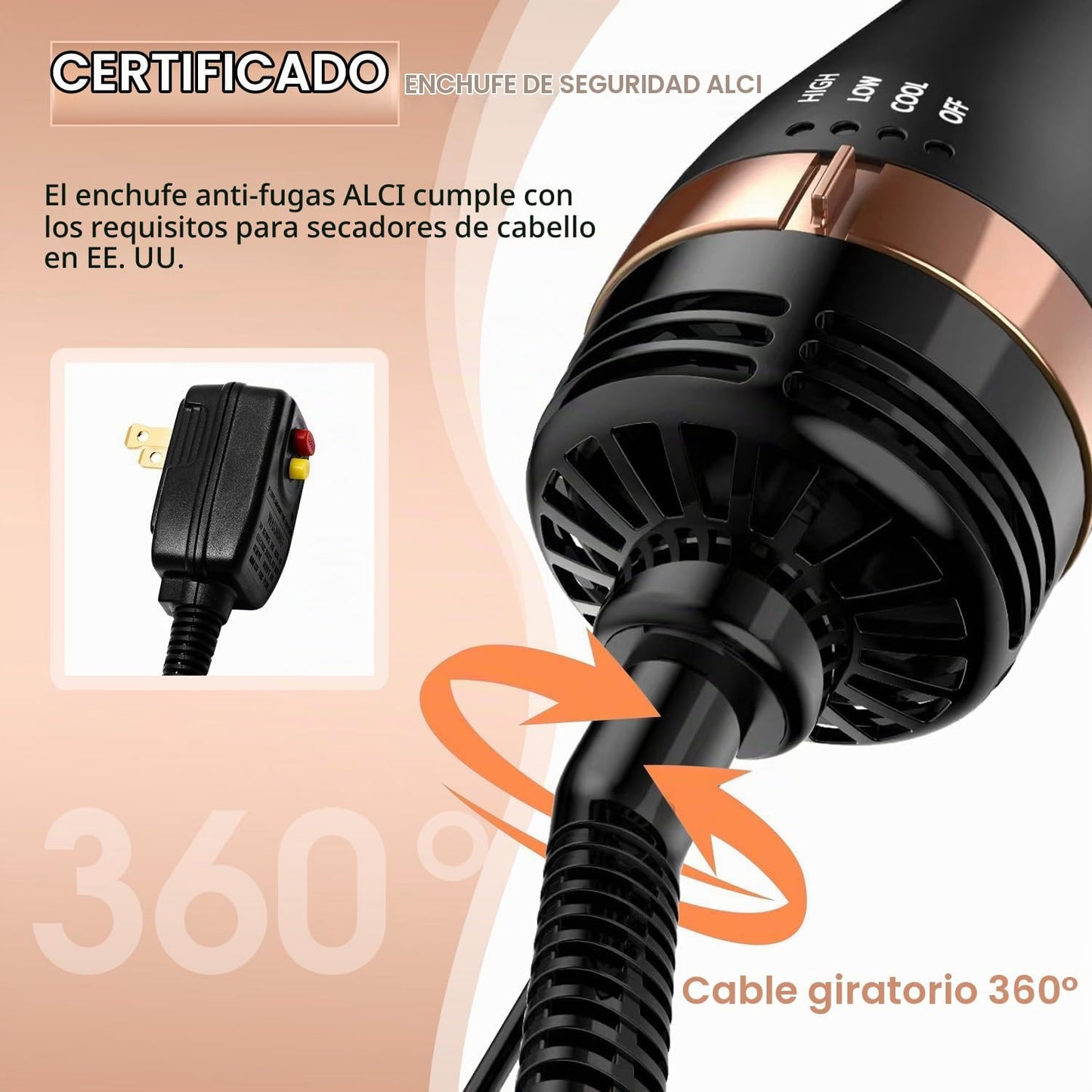 Nicebay Cepillo secador de pelo y cepillo secador multiestilo | Cep...